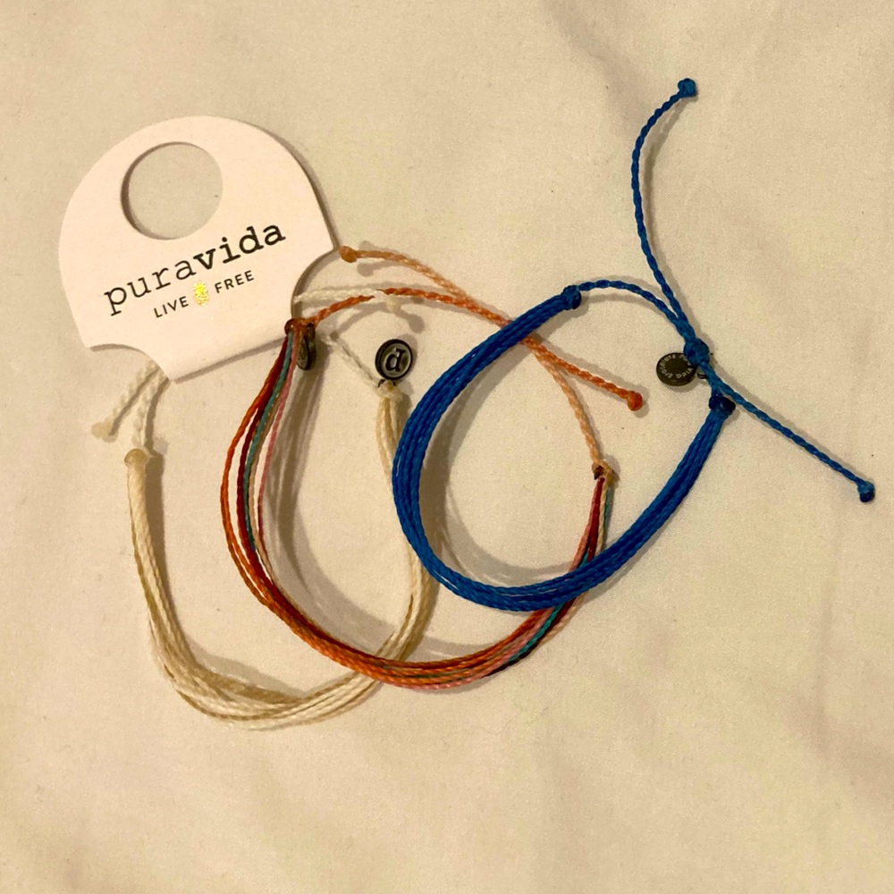 Pura Vida - Set of 3 Colorful Bracelets